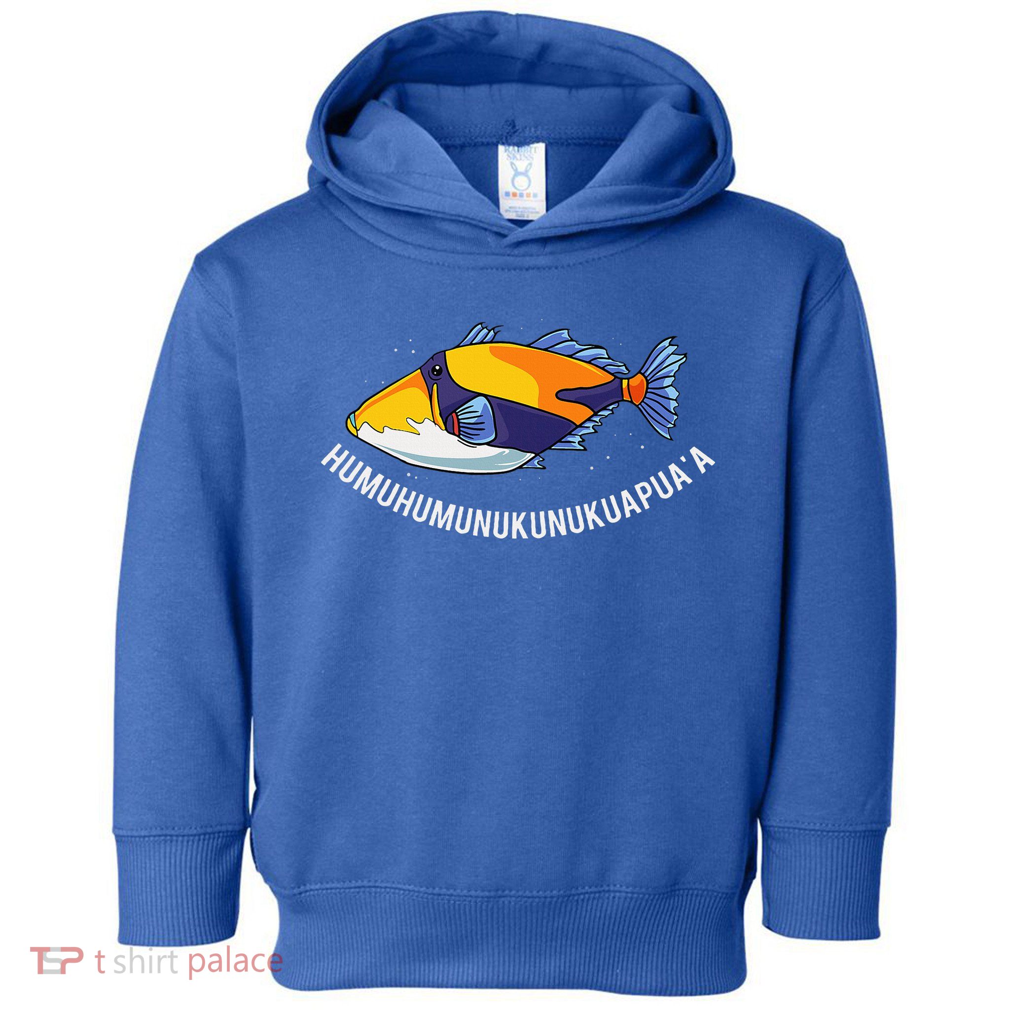 HumuhumunukunukuapuaA Hawaiian State Fish Toddler Hoodie