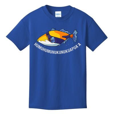 HumuhumunukunukuapuaA Hawaiian State Fish Kids T-Shirt