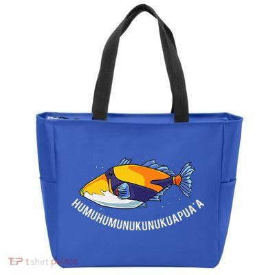 HumuhumunukunukuapuaA Hawaiian State Fish Zip Tote Bag