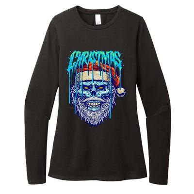 Halloween Horror Scary Bigfoot Christmas Zombie Costume Womens CVC Long Sleeve Shirt