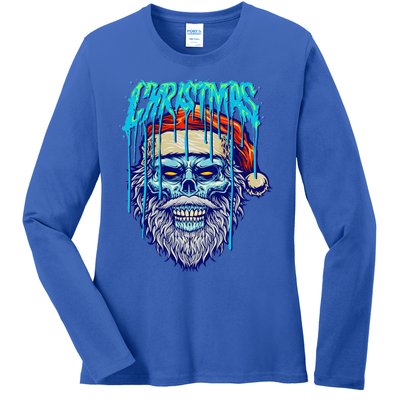 Halloween Horror Scary Bigfoot Christmas Zombie Costume Ladies Long Sleeve Shirt