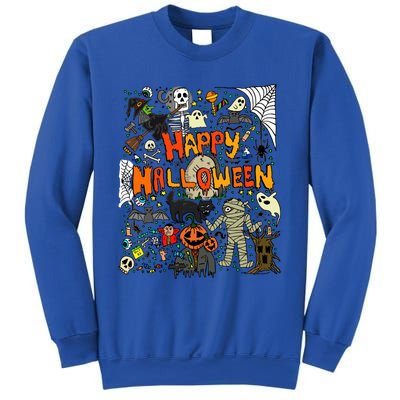 Happy Halloween Scary Retro Gift Sweatshirt