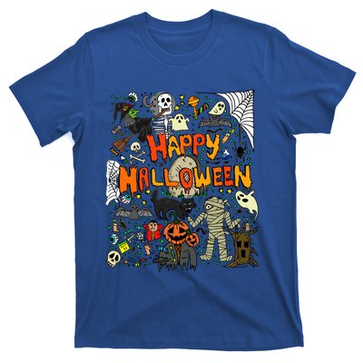 Happy Halloween Scary Retro Gift T-Shirt