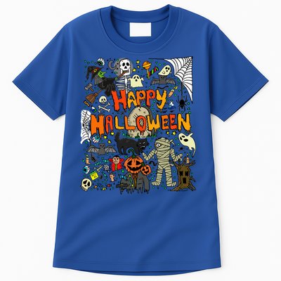 Happy Halloween Scary Retro Gift Tall T-Shirt