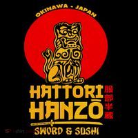 Hattori Hanzos Sword And Sushi Button