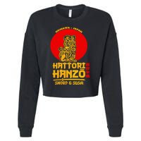 Hattori Hanzos Sword And Sushi Cropped Pullover Crew