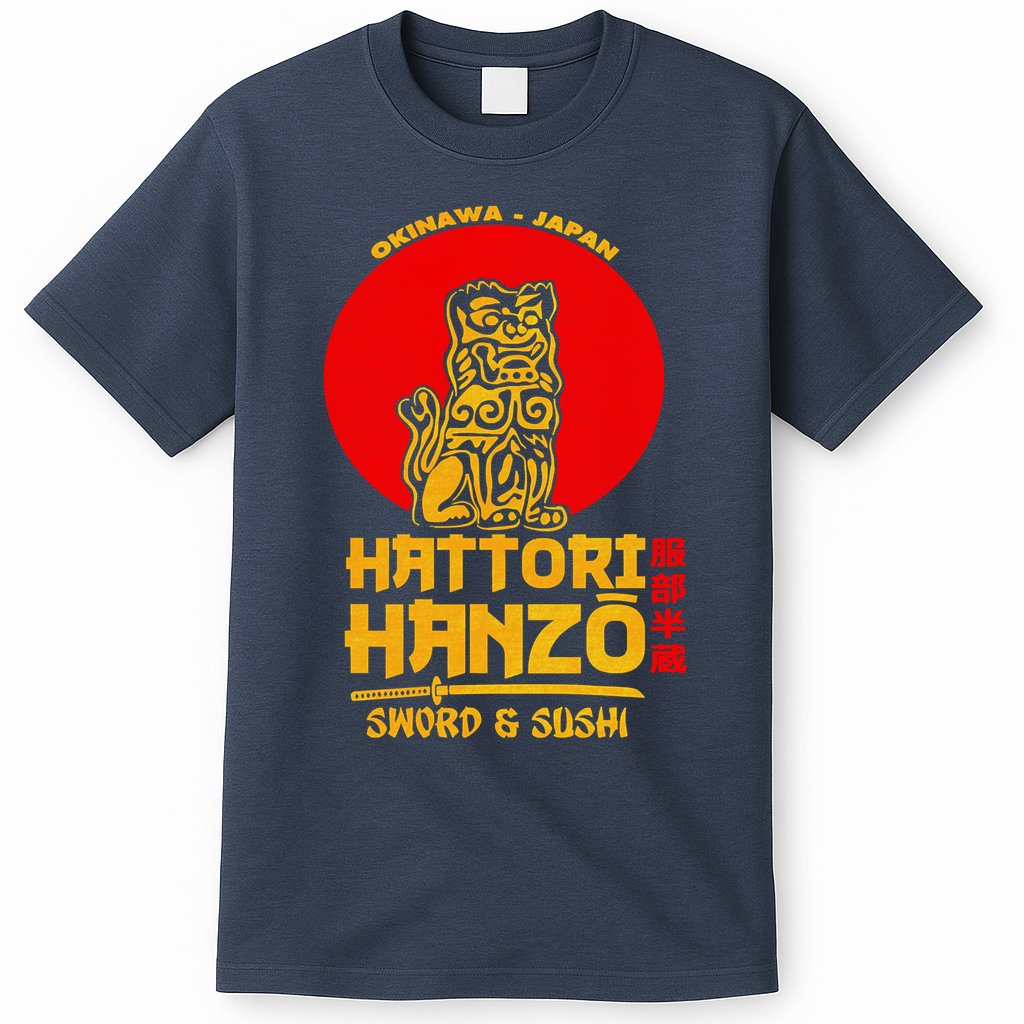Hattori Hanzos Sword And Sushi T-Shirt