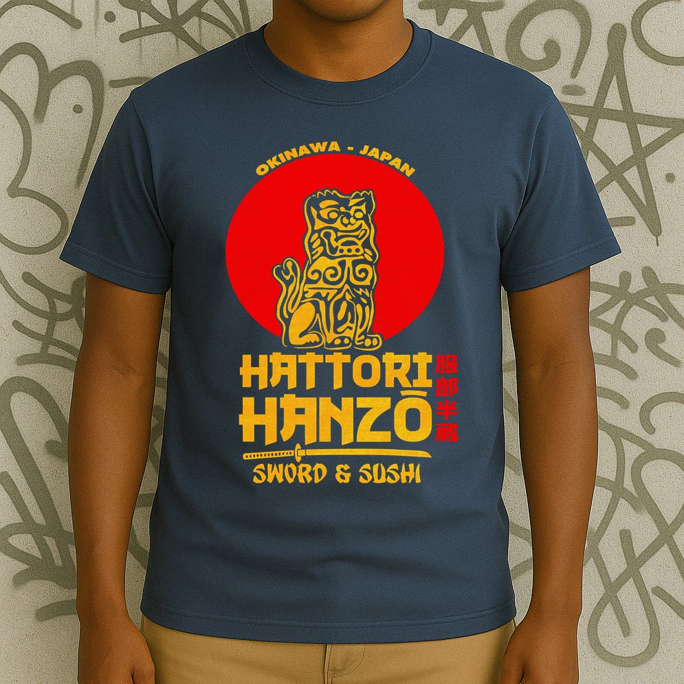 Hattori Hanzos Sword And Sushi T-Shirt