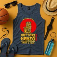 Hattori Hanzos Sword And Sushi Tank Top