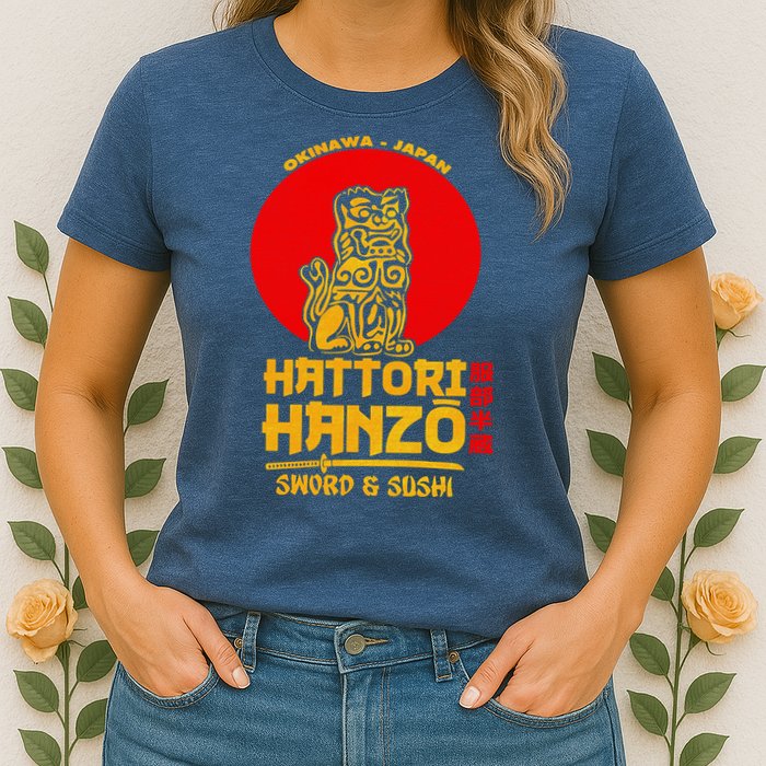 Hattori Hanzos Sword And Sushi Womens T-Shirt