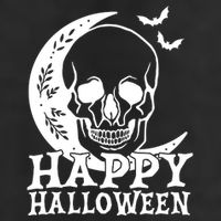 Happy Halloween Skull Moon Spooky Cool Comfort Performance Bucket Hat