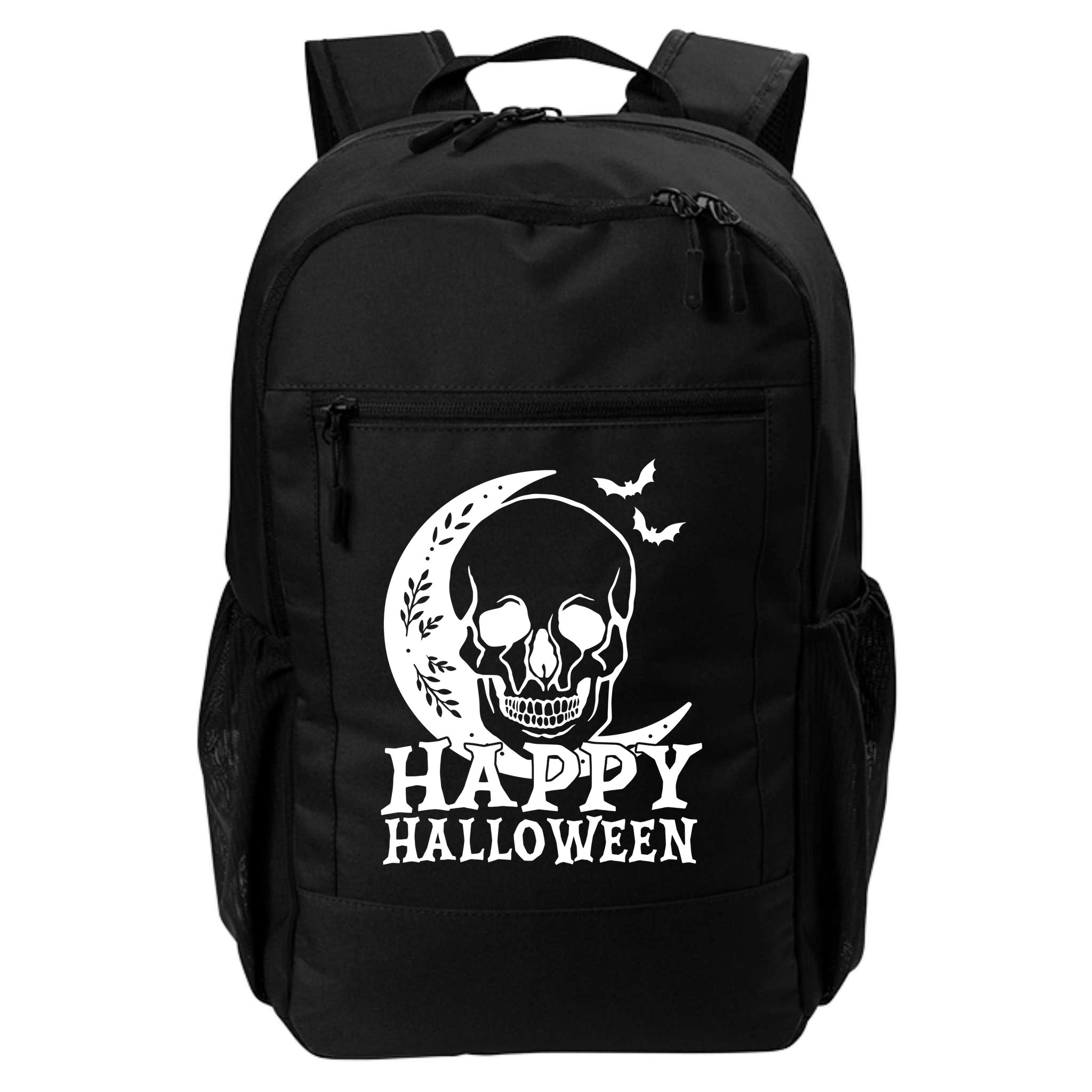 Happy Halloween Skull Moon Spooky Backpack