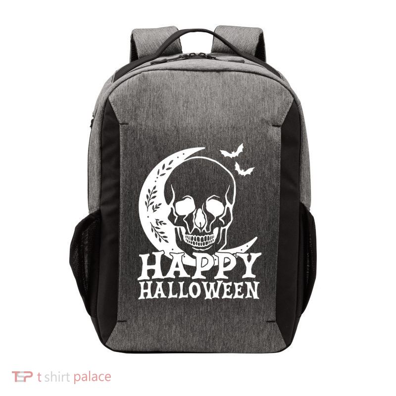 Happy Halloween Skull Moon Spooky Vector Backpack