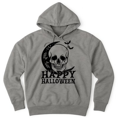 Happy Halloween Skull Moon Spooky Hoodie