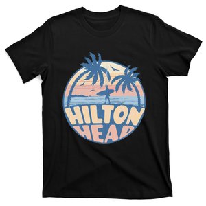 Hilton Head South Carolina Beach Surf Summer Vacation T-Shirt