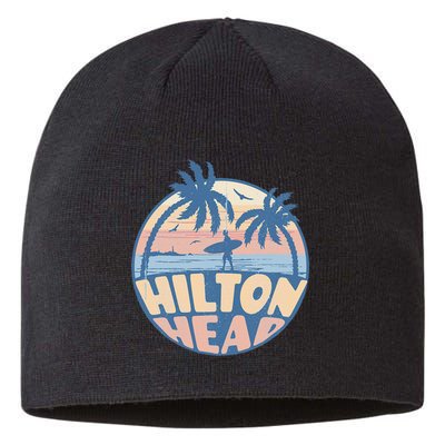 Hilton Head South Carolina Beach Surf Summer Vacation Sustainable Beanie