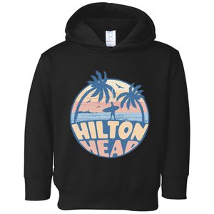 Hilton Head South Carolina Beach Surf Summer Vacation Toddler Hoodie