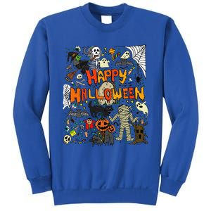 Happy Halloween Scary Retro Funny Sweatshirt