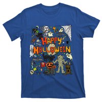 Happy Halloween Scary Retro Funny T-Shirt