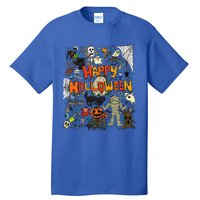 Happy Halloween Scary Retro Funny Tall T-Shirt