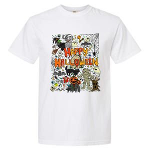 Happy Halloween Scary Retro Funny Garment-Dyed Heavyweight T-Shirt