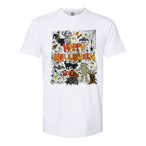 Happy Halloween Scary Retro Funny Softstyle CVC T-Shirt