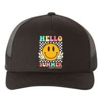 Hippie Hello Summer Teacher Happy Last Day of School Yupoong Adult 5-Panel Trucker Hat