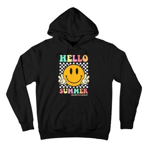 Hippie Hello Summer Teacher Happy Last Day of School Hoodie