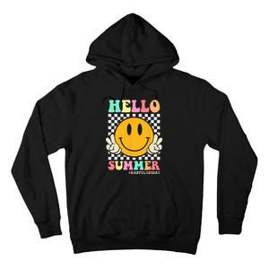 Hippie Hello Summer Teacher Happy Last Day of School Tall Hoodie