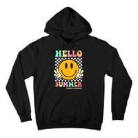 Hippie Hello Summer Teacher Happy Last Day of School Tall Hoodie