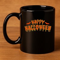Happy Halloween Spooky Season 11oz C Handle Ceramic Mug