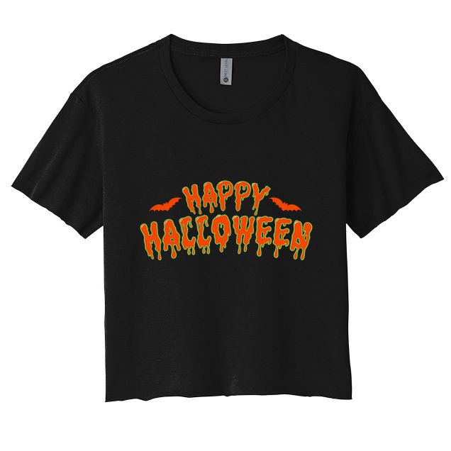 Happy Halloween Spooky Season Crop Top