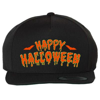 Happy Halloween Spooky Season Wool Snapback Cap
