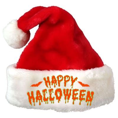 Happy Halloween Spooky Season Premium Christmas Santa Hat