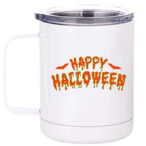 Happy Halloween Spooky Season 12 oz Stainless Steel Tumbler Cup