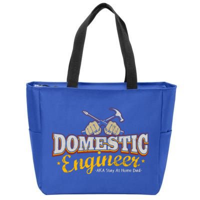 House Husband Staying Home Funny Gift Dad Domestic Engineer Dad Gift Zip Tote Bag