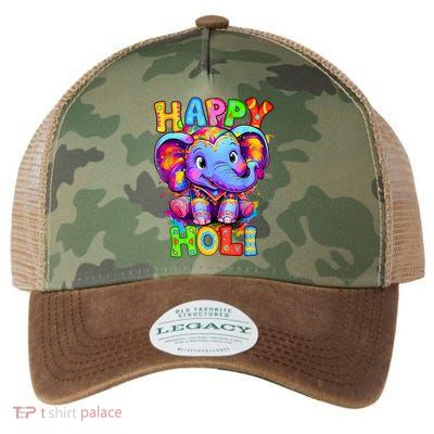 Happy Holi Spring Festival Colors India Hindu  Legacy Tie Dye Trucker Hat