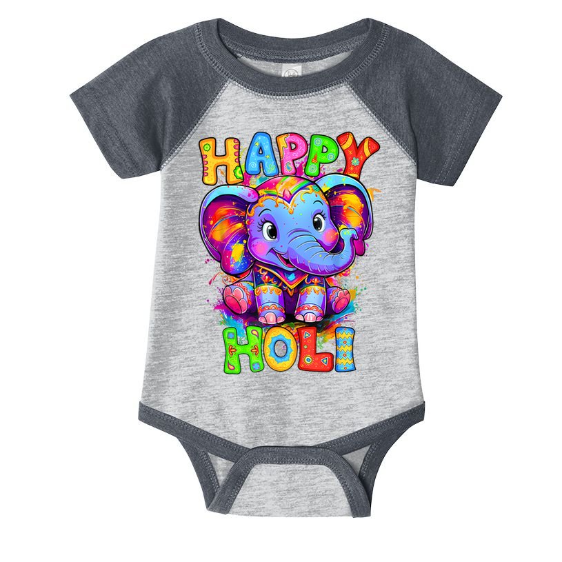 Happy Holi Spring Festival Colors India Hindu  Infant Baby Jersey Bodysuit