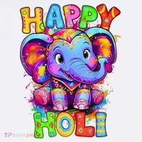 Happy Holi Spring Festival Colors India Hindu  Tall T-Shirt