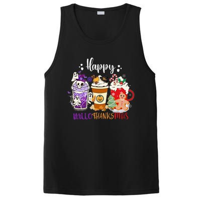 Happy Hallo Thanks Mas Coffee Drinks & Festive Icons PosiCharge Competitor Tank