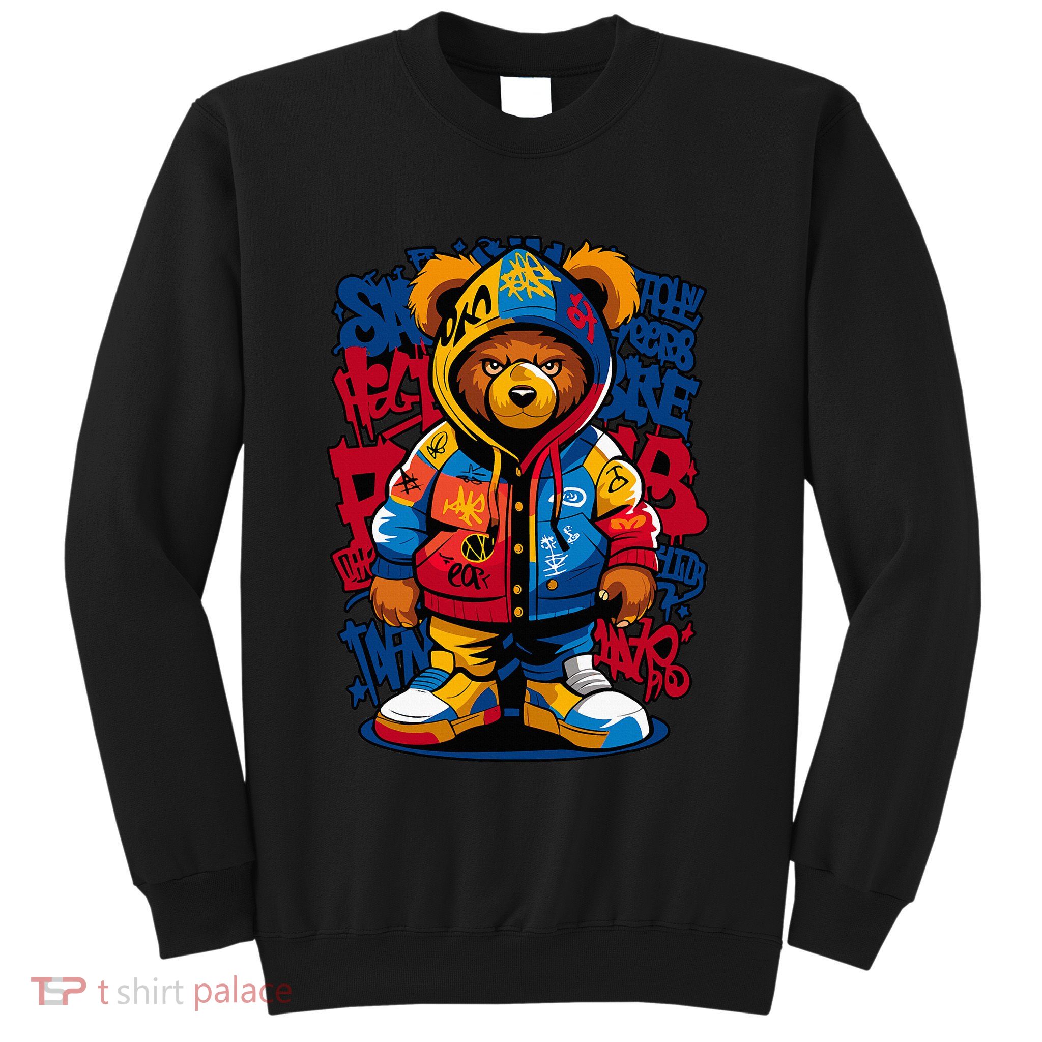 Hip Hop Teddy Bear Rap Music Sweatshirt