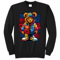 Hip Hop Teddy Bear Rap Music Tall Sweatshirt