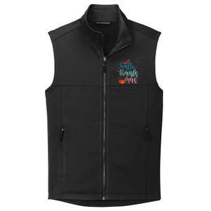 Happy Hallothanksmas Thanksgiving Halloween Xmas Funny Gift Collective Smooth Fleece Vest