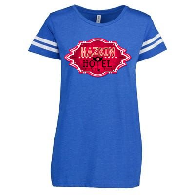 Hazbin Hotel Title Enza Ladies Jersey Football T-Shirt