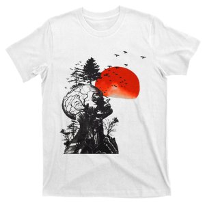 Hangover Human Tree Surreal Artistic Sunset T-Shirt