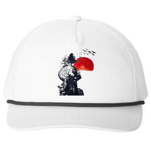 Hangover Human Tree Graphic Snapback Five-Panel Rope Hat