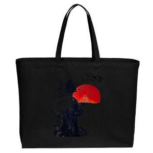 Hangover Human Tree Graphic Cotton Canvas Jumbo Tote