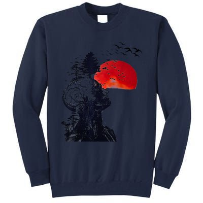 Hangover Human Tree Graphic Tall Sweatshirt