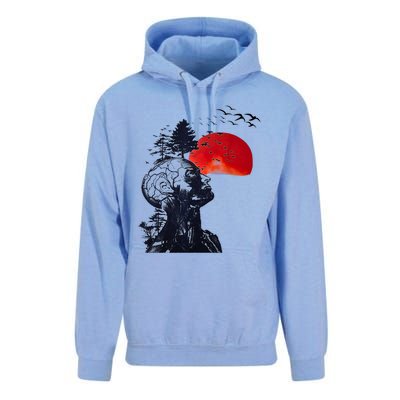 Hangover Human Tree Graphic Unisex Surf Hoodie