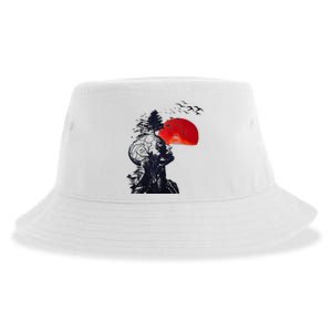 Hangover Human Tree Graphic Sustainable Bucket Hat